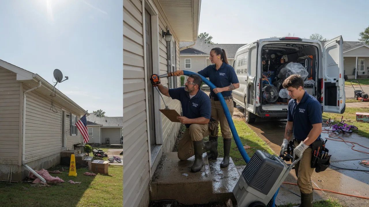 Ceiling Water Damage Restoration in Stonefort, IL near me